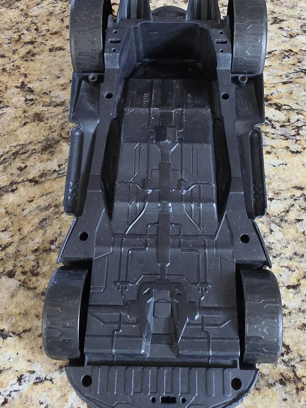 Mattel Batman Figure and Batmobile - Black, Gray, Yellow